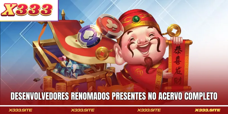 Desenvolvedores renomados presentes no acervo completo