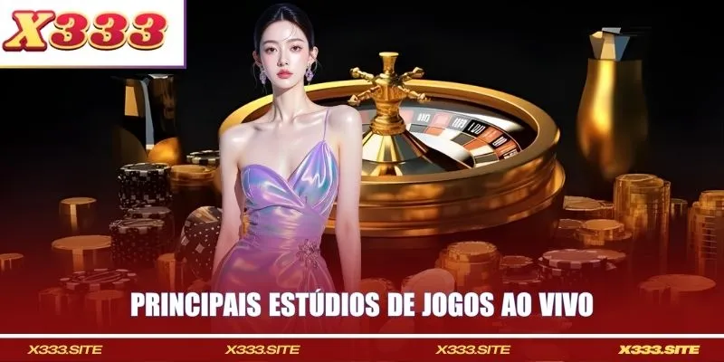 Principais estúdios de jogos ao vivo