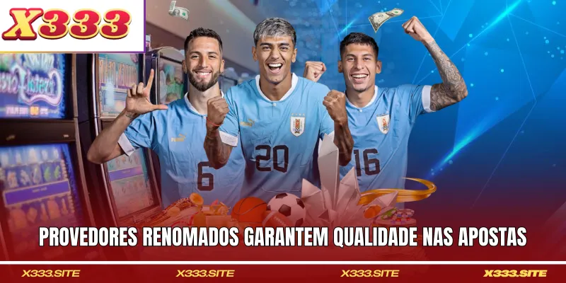Provedores renomados garantem qualidade nas apostas
