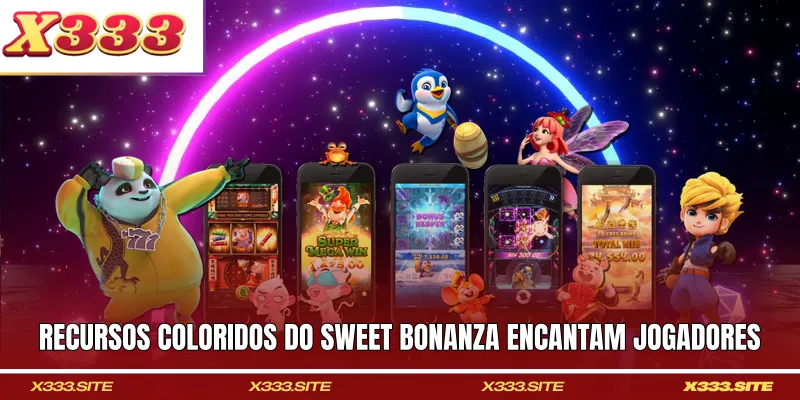 Recursos coloridos do sweet bonanza encantam jogadores