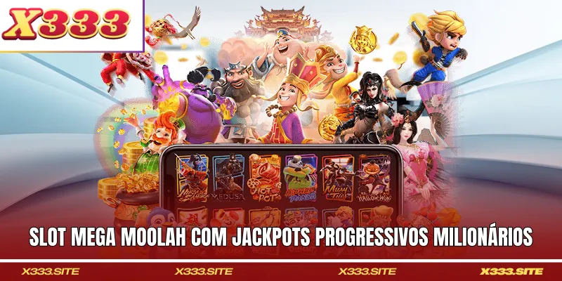Slot mega moolah com jackpots progressivos milionários